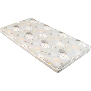 Kikkaboo Матрак Fantasia Plus 60x120x6см Clouds Grey (41107030025)