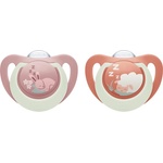 Nuk First Choice Night 6-18 m биберон 2 бр