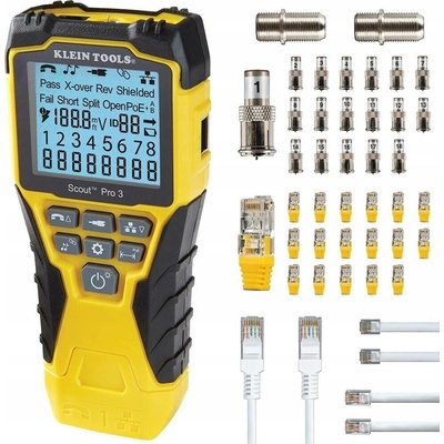 Klein Tools VDV Scout Pro 3 Tester Kit Locator PoE VDV501-852