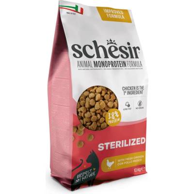 Schesir Sterilised & Light kuracie 10 kg