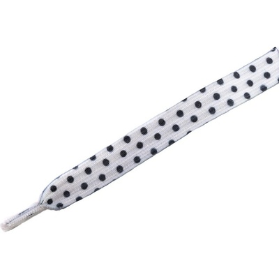Tobby DOTS Dětské elastické ploché bílé