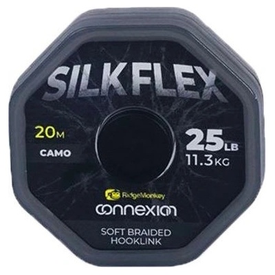 RidgeMonkey šňůra Connexion SilkFlex Soft Braid 20m 25lb