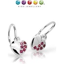 Cutie náušnice C2160-B Ruby Dark
