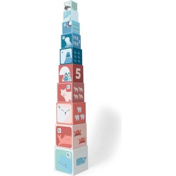 BS Toys Сглобяема пирамида - числа