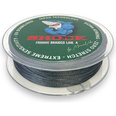 Method Feeder Fans Šoková Šnúra Shock Sivá 100 m 0,261mm 12,9 kg