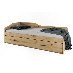 Bogdan Furniture I Легло Mod 2030 с чекмеджета, Дъб артисан