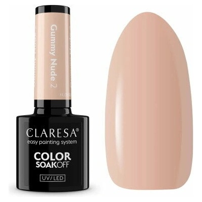 CLARESA Gelový lak Gummy Nude 2 5 ml