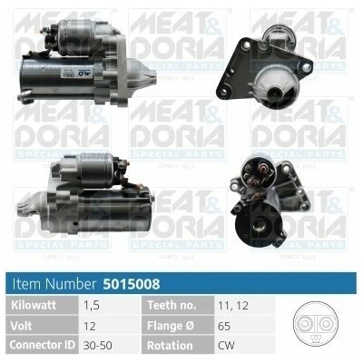 Štartér MEAT & DORIA 5015008