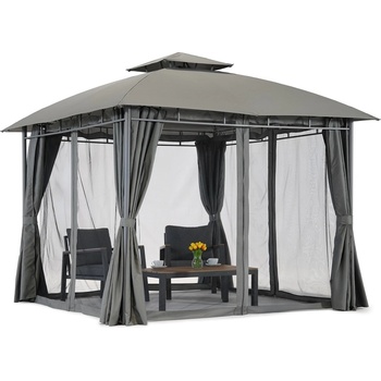 Garden Point Сицилия 3x3m антрацитен градински павилион (GAP831)