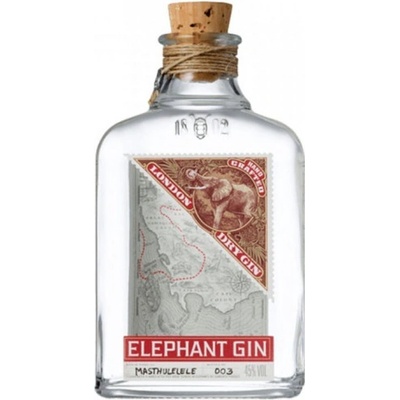 Elephant London Dry Gin 45% 0,5 l (čistá fľaša)