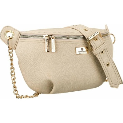 Peterson Elegantná dámska crossbody kabelka béžová