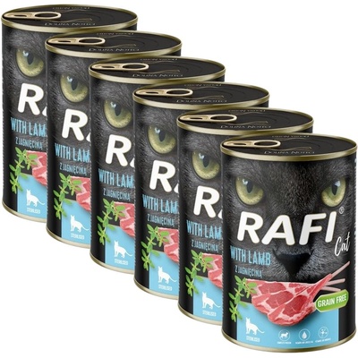 RAFI Cat Sterilised Paté with Lamb 6 x 400 g