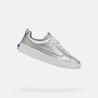 Geox Stříbrné dámské tenisky Gxcp-01 G013002