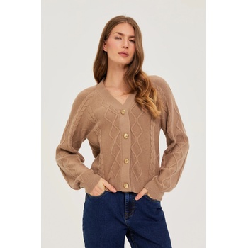 Moodo Плетен бежов кардиган Moodo Moodo | Kafyav | ЖЕНИ | XS