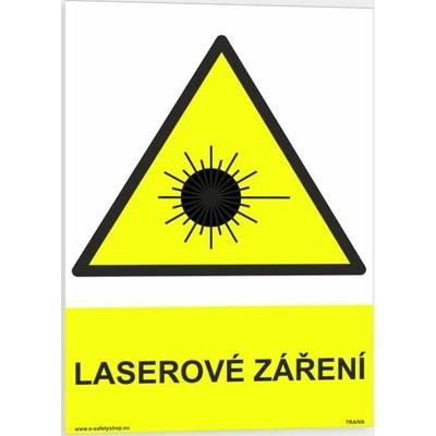 Traiva s.r.o Laserové záření Verze: Plast 210 x 297 mm (A4) tl. 0.5 mm - Kód: 00287