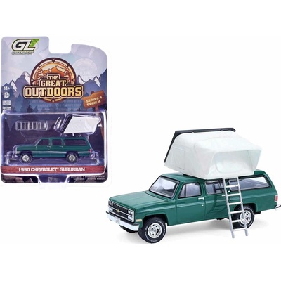 GreenLight Chevrolet Suburban se střešním stanem 1990 1:64