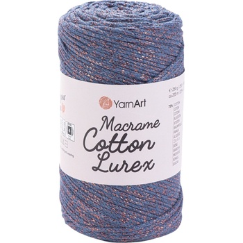 YARNART Macrame Cotton Lurex 2 mm 205 m 731 юта (Macrame Cotton Lurex 731)
