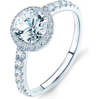 Savicki Zásnubný prsteň This is Love biele zlato diamant TIL 3 D B