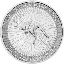 Perth Mint Strieborná minca Kangaroo 1 Oz