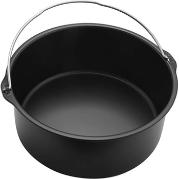 Image 1 of Sapir Форма за кекс за Еър Фрайър sapir sp 1983 f8, 20 см, Незалепващо покритие, Черен (1983100008)