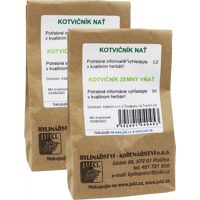 Bylinářství kořenářství Jukl Čaj Kotvičník nať 2 x 50 g