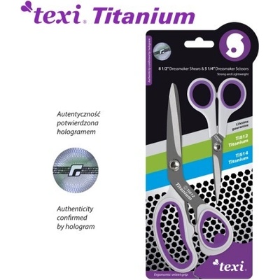 Titanium TiDuo850 titanové nůžky 2ks