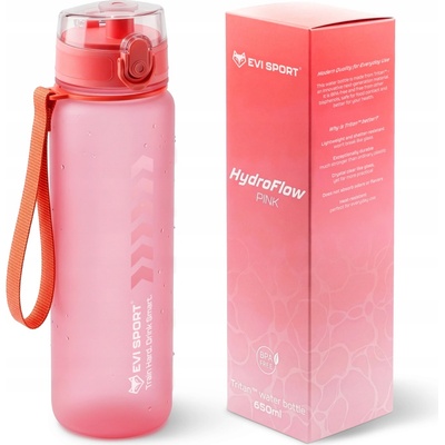 Evi lahev na pití růžový 650 ml