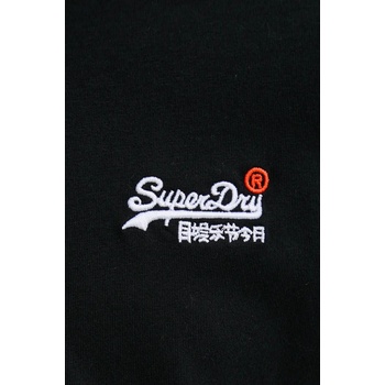 Superdry Памучна тениска Superdry в черно с изчистен дизайн M1012078A-02A (M1012078A.02A)