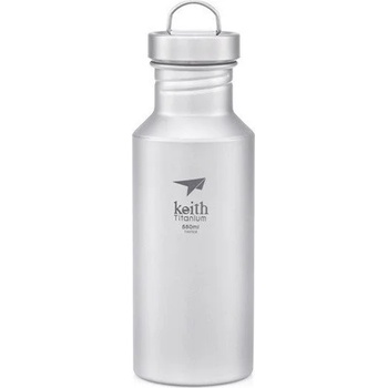 Keith Titanium Titanium Sport Bottle 550 ml Цвят: сив