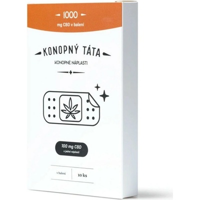 Konopný Táta CBD náplasti 10 ks