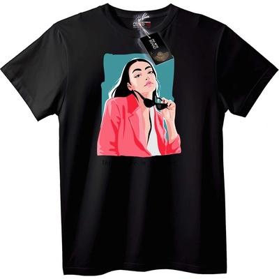 NOONEBRAND Тениска Шик Жена в Розово Сако - S, Black