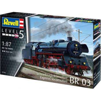 Revell Сглобяем модел, Revell, Локомотив на експресен влак BR 03, 136 части