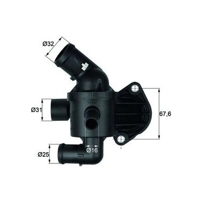 Termostat chladící kapaliny MAHLE ORIGINAL TI 15 87 (TI1587)