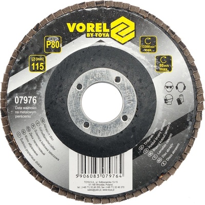 Vorel Kotouč brusný lamelový 115 mm P100 TO-07977