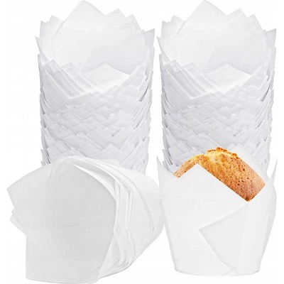 PAP Tulipánový cukrárenský košíček Ø50x85mm 16x16cm 100 ks