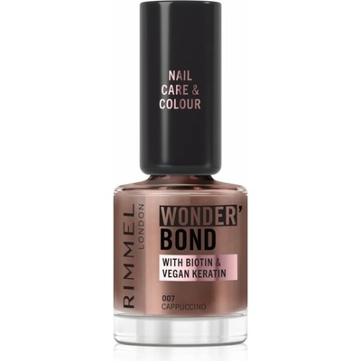 Rimmel Wonder'Bond lak na nehty odstín 007 Cappuccino 12 ml