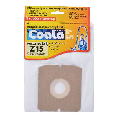 ТОРБИ ЗА ПРАХОСМУКАЧКА coala ТОРБ. ЗА ПРАХ. toni z15-a coal 3 БР (3800091807444)