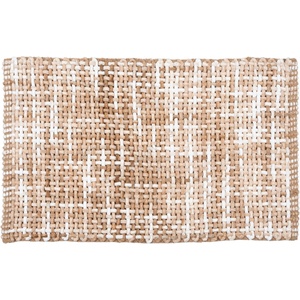 Multidecor Постелка за баня BELWEDER 60x100 см бежово/бяло (MU0236)