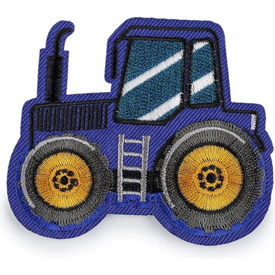 Nažehlovačka traktor Varianta: 3 modrá kobaltová, Balení: 10 ks