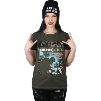 ROCK OFF дамска тениска Linkin Park - Meteora Drip Collage - ROCK OFF - LPTS22LGR