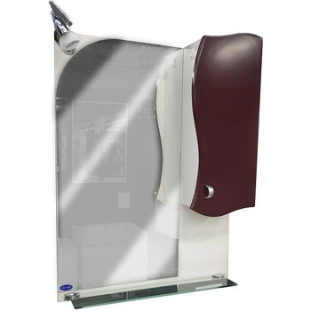 Triano Шкаф за баня горен, Бохем 1, цвят вино (73209)