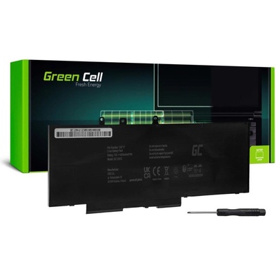 Green Cell Батерия за лаптоп DELL Latitude 5280 5290 5480 5490 5491 5495 5580 5590 5591 Precision 3520 3530 93FTF GJKNX 7, 6V 6200mAh GREEN CELL (GC-DELL-5280-DE128V2)