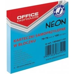 Office Products Sticky notes office products 76x 76 mm blue (100), blue