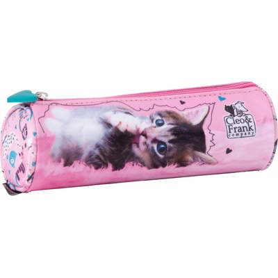 DERFORM Овален ученически несесер Derform Cleo & Frank 35 (87495)