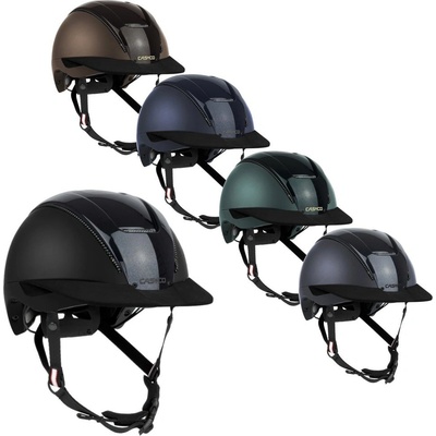Casco Jezdecká ochranná helma Duell EN 1384 smoky emerald