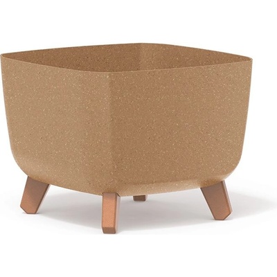 Prosperplast Květináč GRACIA SQUARE ECO WOOD naturo 29 cm