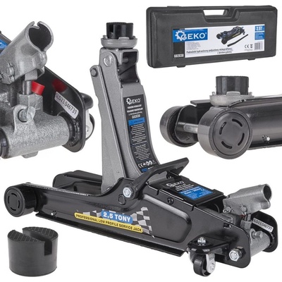 GEKO Pojízdný hydraulický zvedák nízkoprofilový 2,5 t kufr G02030