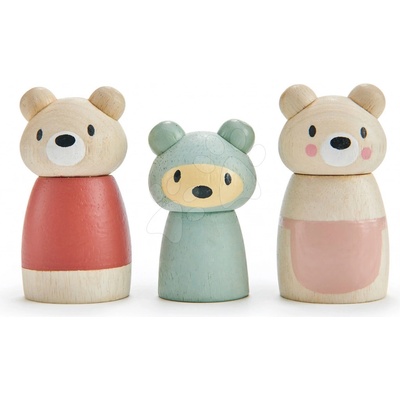 Tender Leaf Toys medvědí rodina Bear Tales táta a máma s medvídkem