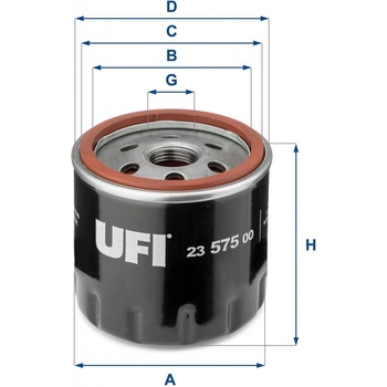 Olejový filtr UFI 23.575.00