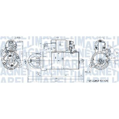 Startér MAGNETI MARELLI 063721411010